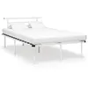 Image de vidaXL Cadre de lit sans matelas blanc métal 120x200 cm324827