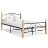 Image de vidaXL Cadre de lit sans matelas noir métal 120x200 cm324941