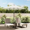 Image de Vidaxl Tissu De Remplacement Pour Parasol D'extÃ©rieur Blanc 300 Cm