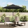 Image de Vidaxl Tissu De Remplacement Pour Parasol D'extÃ©rieur Anthracite 300cm