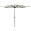 Image de vidaXL Vidaxl Parasol À 3 Niveaux Avec Mât En Aluminium Sable 2,5x2,5 M