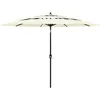 Image de vidaXL Vidaxl Parasol À 3 Niveaux Avec Mât En Aluminium Sable 3 M