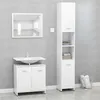 Image de vidaXL Ensemble de meubles de bain 3 pcs Blanc Bois d'ingénierie3056916