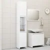 Image de vidaXL Ensemble de meubles de bain 3 pcs Blanc Bois d'ingÃ©nierie
