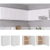 Image de vidaXL Armoires suspendues 2 pcs Blanc 50x31x60 cm Bois d ingénierie