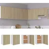 Image de vidaXL Armoires suspendues 2 pcs Chêne sonoma Bois d’ingénierie
