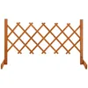 Image de vidaXL Vidaxl Clôture En Treillis De Jardin Orange 120x60 Cm Bois De Sapin