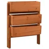 Image de vidaXL Jardinière pliable de jardin Orange 60x14x75 cm Bois de sapin 314840