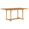 Image de vidaXL Vidaxl Table De Jardin 150x90x75 Cm Bois De Teck Massif