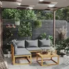 Image de vidaXL Salon de jardin 5 pcs avec coussin Bois d'acacia solide3057626