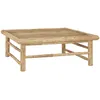 Image de Vidaxl Table De Jardin 65x65x30 Cm Bambou