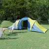 Image de vidaXL Tente de camping pour 6 personnes bleu et jaune93185
