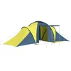 Image de Vidaxl Tente De Camping 6 Personnes Bleu Et Jaune