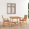 Image de vidaXL Ensemble à manger de jardin 3 pcs Bois d'acacia solide