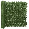 Image de vidaXL Écran de balcon avec feuilles vert foncé 500x75 cm315485