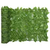 Image de vidaXL Écran de balcon avec feuilles vert 300x75 cm315495