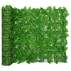 Image de Vidaxl Ãcran De Balcon Avec Feuilles Vert 500x100 Cm