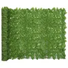 Image de vidaXL Écran de balcon avec feuilles vert 300x150 cm