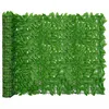 Image de vidaXL Écran de balcon avec feuilles vert 600x150 cm