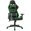 Image de vidaXL Vidaxl Chaise De Jeu Noir Et Vert Cuir Artificiel