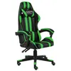 Image de vidaXL Fauteuil de jeux vidéo Noir et vert Similicuir20521