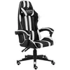 Image de vidaXL Vidaxl Fauteuil De Jeux Vidéo Noir Et Blanc Similicuir