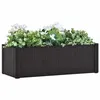 Image de vidaXL Lit surélevé de jardin système arrosage Anthracite 100x43x33 cm313961