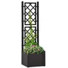 Image de vidaXL Lit surélevé de jardin treillis système d'arrosage Anthracite313965