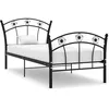 Image de vidaXL Cadre de lit sans matelas noir métal 90x200 cm324744