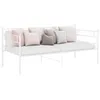 Image de vidaXL Cadre de canapé-lit sans matelas blanc métal 90x200 cm