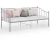 Image de vidaXL Cadre de canapé-lit sans matelas gris métal 90x200 cm