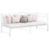 Image de vidaXL Cadre de canapé-lit extensible sans matelas blanc 90x200 cm