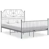 Image de vidaXL Cadre de lit sans matelas gris métal 140x200 cm324852