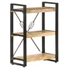 Image de vidaXL Bibliothèque à 3 niveaux 60x30x80 cm Bois de manguier massif