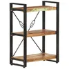 Image de vidaXL Bibliothèque à 3 niveaux 60x30x80cm Bois de récupération massif320631
