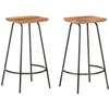 Image de vidaXL Vidaxl Tabourets De Bar Lot De 2 Bois D'acacia Solide