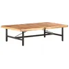 Image de vidaXL Table basse 142x90x42 cm Bois d'acacia massif