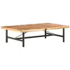 Image de vidaXL Table basse 142x90x42 cm Bois d'acacia massif