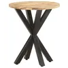 Image de vidaXL Table d'appoint 48x48x56 cm Bois de manguier massif
