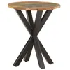 Image de vidaXL Table d'appoint 48x48x56 cm Bois de récupération massif