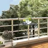 Image de vidaXL Table de balcon Noir 60x40 cm Acier325924
