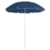 Image de vidaXL Parasol d'extérieur avec mât en acier Bleu 180 cm