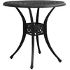 Image de vidaXL Table de jardin Noir 78x78x72 cm Aluminium coulé315583