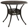 Image de vidaXL Table de jardin Bronze 90x90x74 cm Aluminium coulé315585