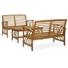 Image de vidaXL Salon de jardin 3 pcs Bois d'acacia solide3057984