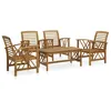 Image de vidaXL Salon de jardin 5 pcs Bois d'acacia massif3057986