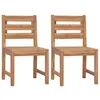 Image de vidaXL Chaises de jardin lot de 2 Bois de teck solide315614