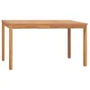 Image de Vidaxl Table Ã DÃ®ner De Jardin 140x80x77 Cm Bois De Teck Solide