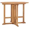 Image de vidaXL Table à dîner pliable de jardin 90x90x75 cm Bois de teck solide