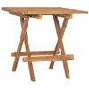 Image de vidaXL Table pliable de jardin 50x50x50 cm Bois de teck solide
